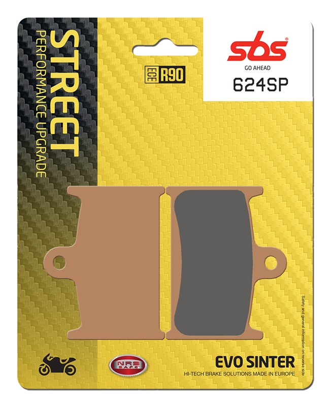 SBS brake pads KH145 / KH236 evo sintered(624SP)